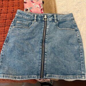 Garage Denim Mini Skirt